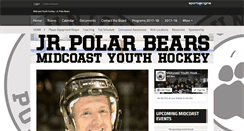 Desktop Screenshot of midcoasthockey.org